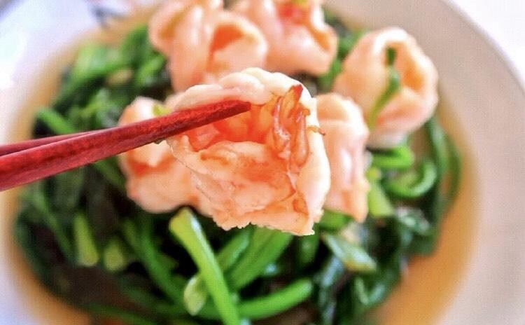 蝦仁清炒菠菜