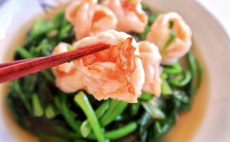 蝦仁清炒菠菜