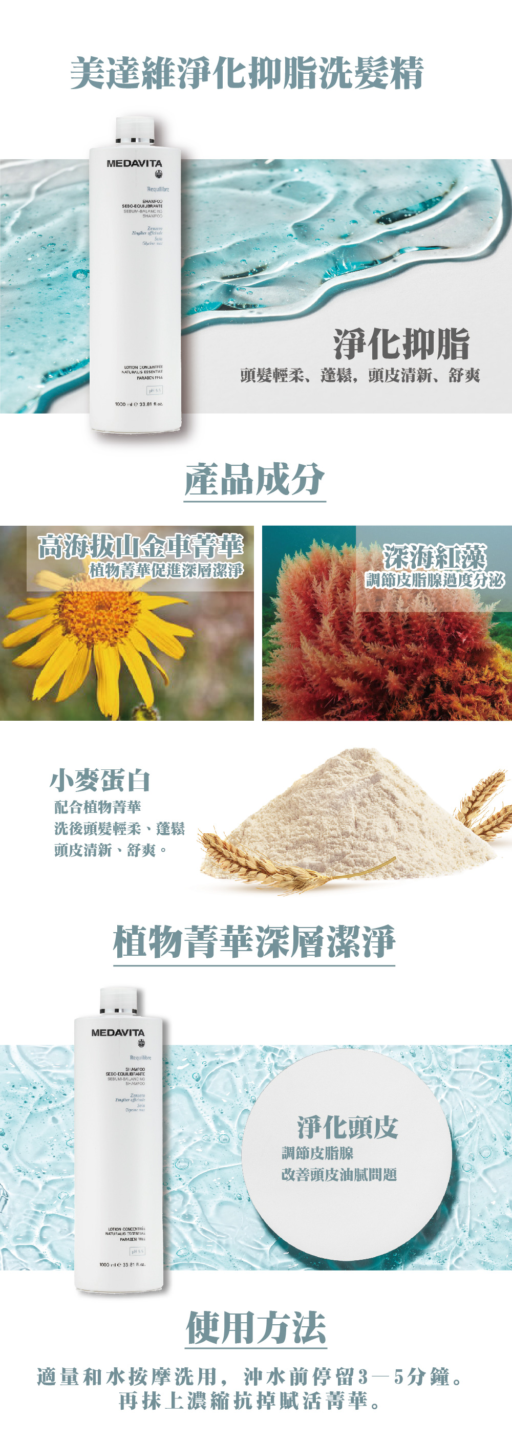 美達維-淨化抑脂洗髮精