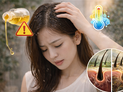 頭皮一直出油，不只是洗不乾淨！3 個導致「中油頭」的隱藏原因