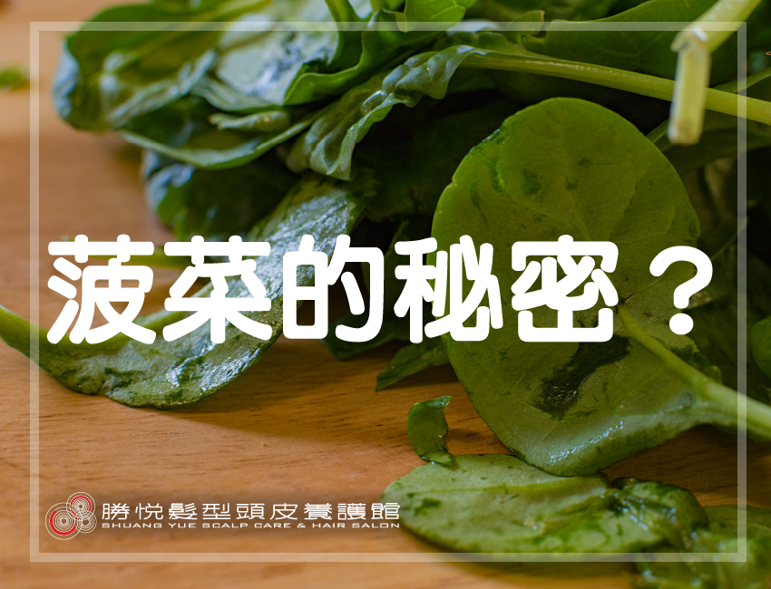 頭髮掉不停？菠菜能吃回豐盈秀髮～